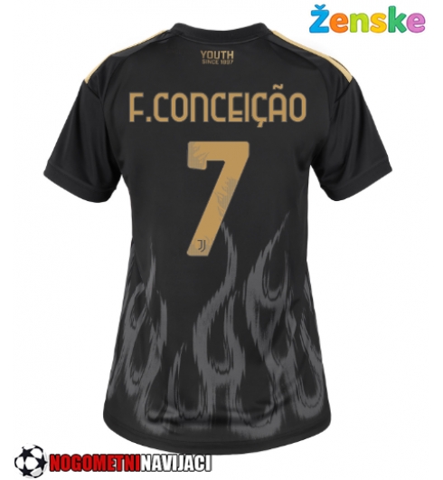 Ženske Nogometnih dresov Juventus Francisco Conceicao #7 Tretji 2026-27 Kratki rokavi Ženske Nogometnih dresov Juventus Francisco Conceicao #7 Tretji 2026-27 Kratki rokavi